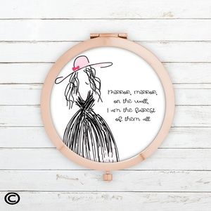 Funny Motivational Compact Mirrors